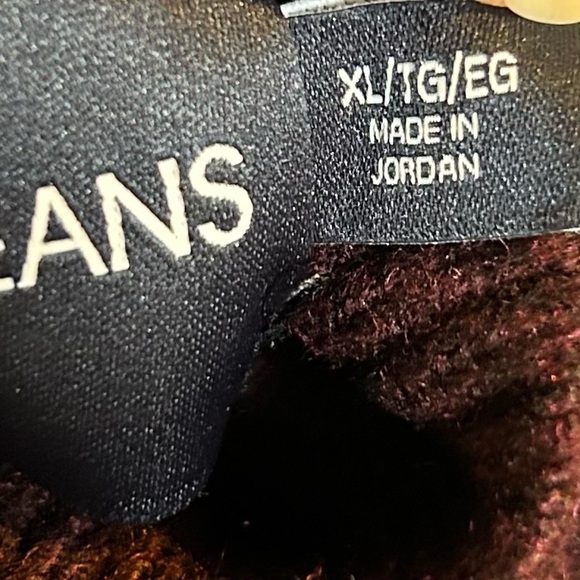 Calvin Klein Jeans Turtleneck Acrylic Blend Sweater Burgundy Size XL - Picture 11 of 16